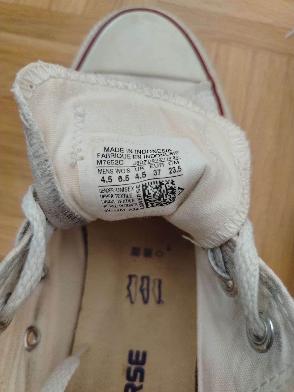 Converse Scarpe da uomo: Converse All Star Bianche – Usato da Davesco-Soragno venduto da Mia_sii 1