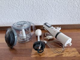 Batteur plongeant et hachoir 800W