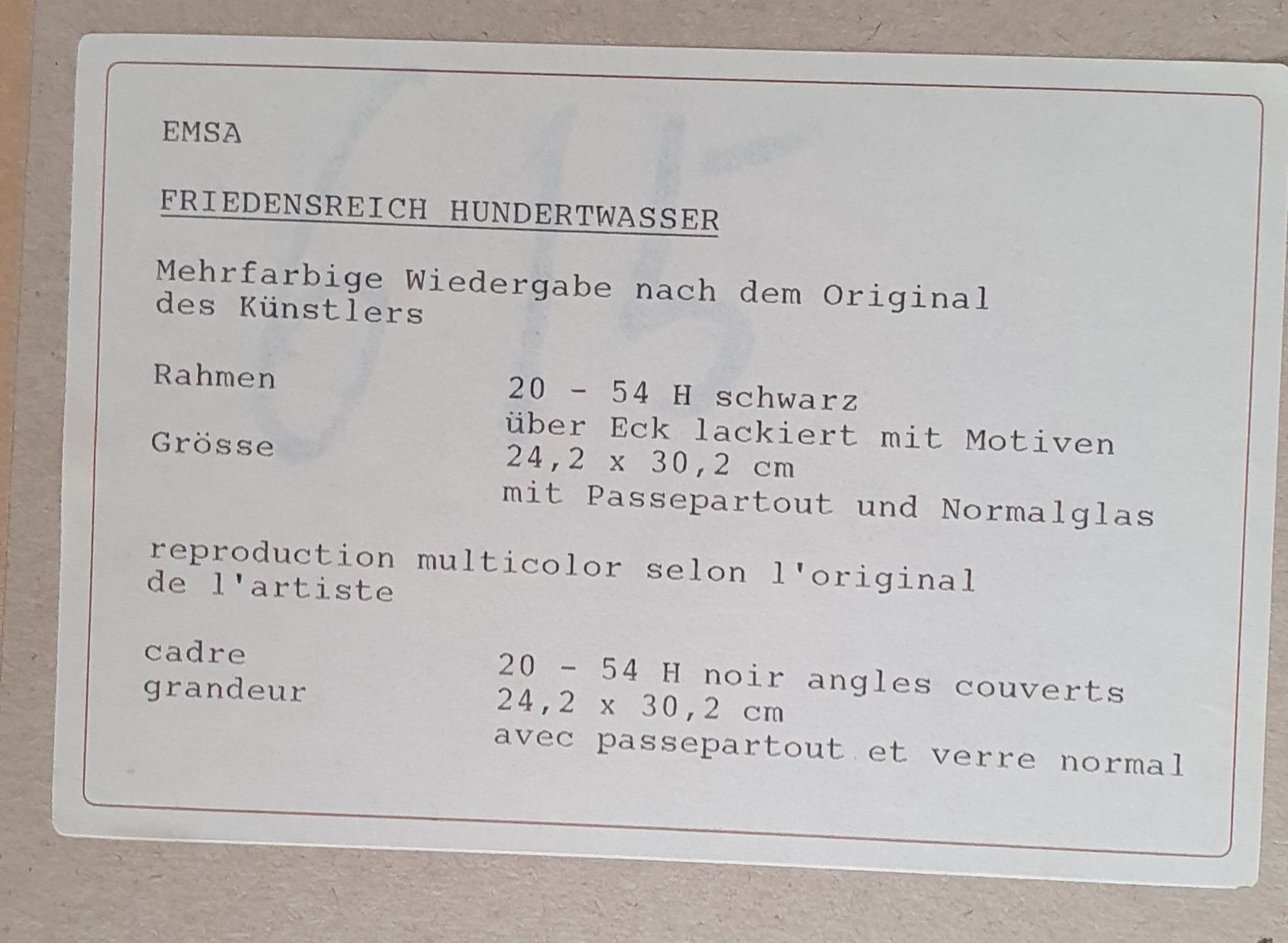 Poster & Bilder: 3 Bilder -  Hundertwasser – Gebraucht aus Kreuzlingen von Rschweiz1 5