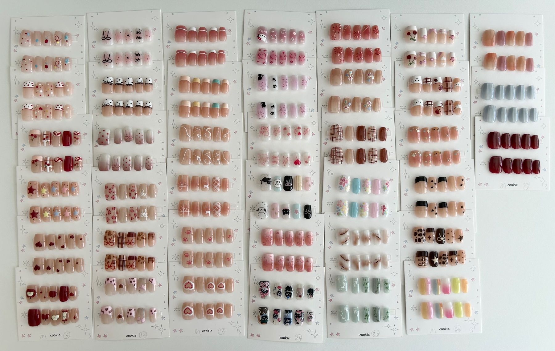 Ongles artificiels: Press-on nail  - New - short square - size M – Neuf (Voir description) à Basel par lau_982w