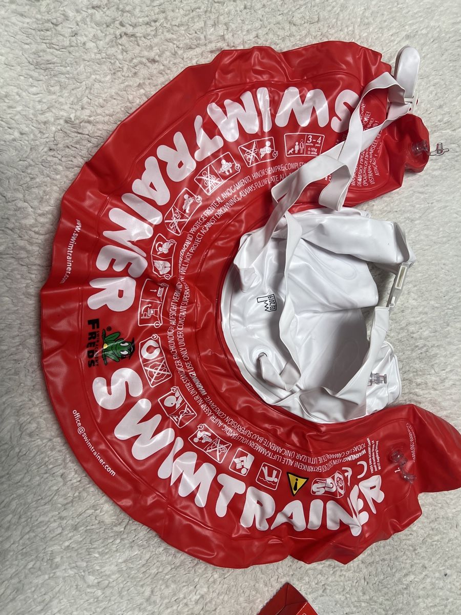 Salvagente: Bouée de cou Freds Swimtrainer Classic bébé rouge – Nuovo (secondo la descrizione) da Chenens venduto da anasantos90 2