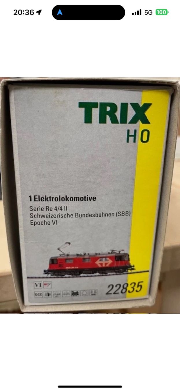 Trix Modellini di ferrovie: RE 4/4 lion TRIX DCC neuve – Nuovo e nell'imballaggio originale da Genève venduto da den_8z8h 2