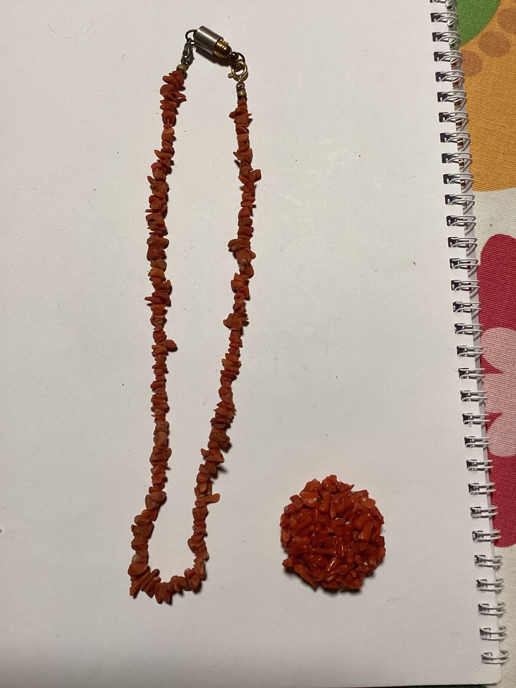 Ketten: Collana e spilla in corallo vintage – Gebraucht aus Arogno von alan_service