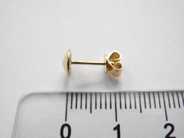 Ohrstecker 375 Gold  / 1x