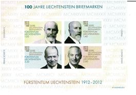 100 Jahre Briefmarken FL 1 KB **