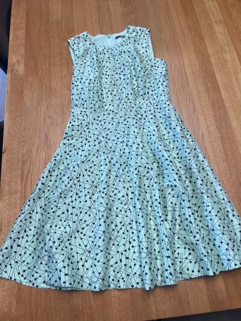 Hugo Boss Sommerkleid, Gr. 36, Mint-Schwarz, Top Zustand!