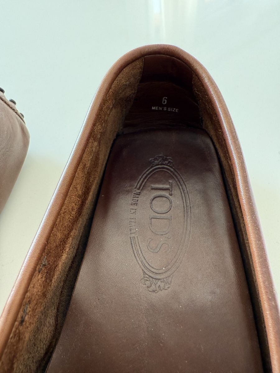 Tod'S Chaussures hommes: Tod’s brown leather mocassin 39,5 – D'occasion à Châtelaine par Veradat 1