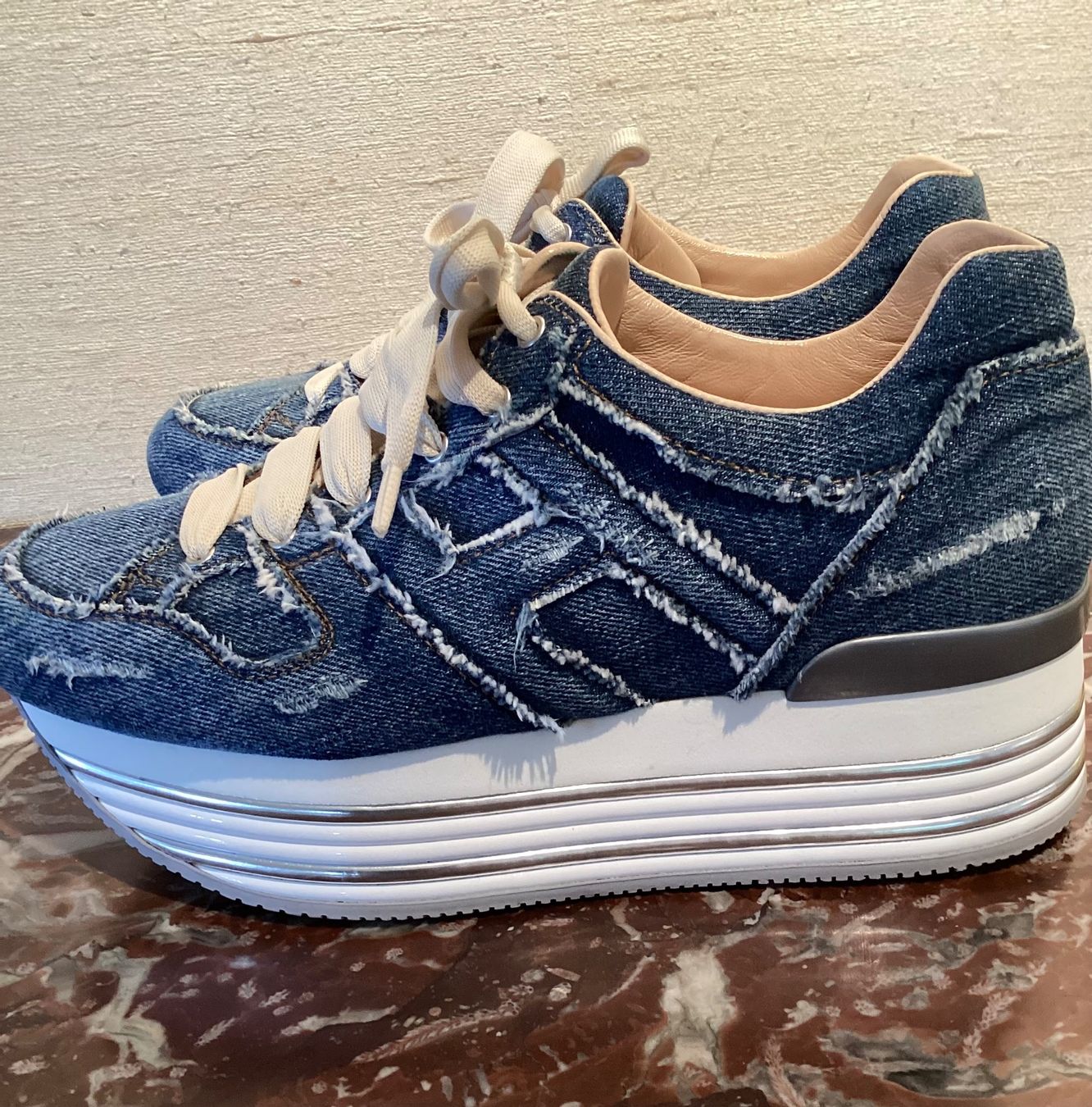 Hogan Damenschuhe: Luxus Sneaker Hogan Denim 38.5 – Gebraucht aus Magadino von sylvierosa 4
