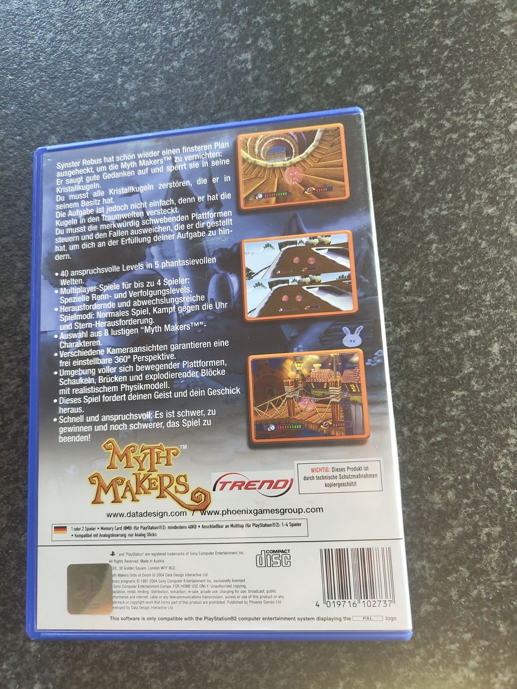 Sony Giochi: Myth Makers Orbs of Doom - Playstation 2 – Usato da Attiswil venduto da JP1291 1