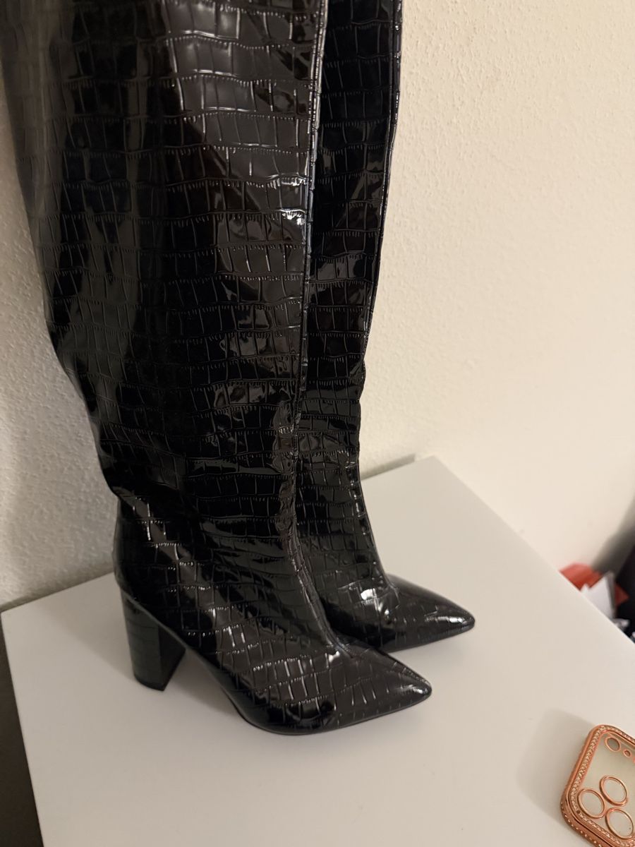 Chaussures femmes: Cuissardes noire, taille 38  – Neuf (Voir description) à Perly par sha_dry8 2