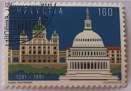 CH Briefmarken Stempel 