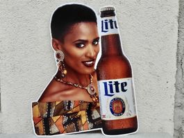 BIER BLECHSCHILD SCHILD USA PILSENER LITE BEER 86.5 x 67 cm