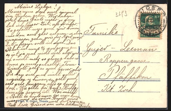 Cartes postales: AK Andeer, Teilansicht mit Kirche – D'occasion à Berlin par bartko-reher 1