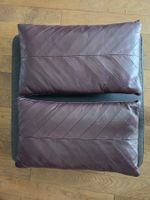 Paar Leder Kissen (Pfister)