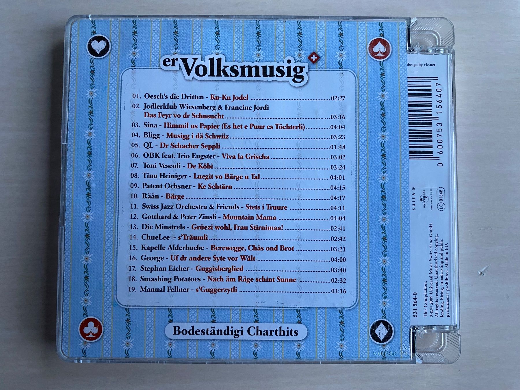 CD: Bodeständegi Charthits - er Volksmusig – Usato da Oberried Brienz venduto da Chyara 1
