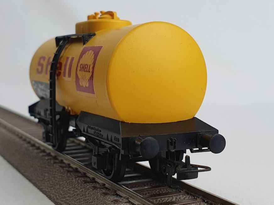 Kleinbahn Modellini di ferrovie: Kleinbahn 325 DC ÖBB Kesselwagen "Shell" , OVP – Usato da Seon venduto da voAllBah 3