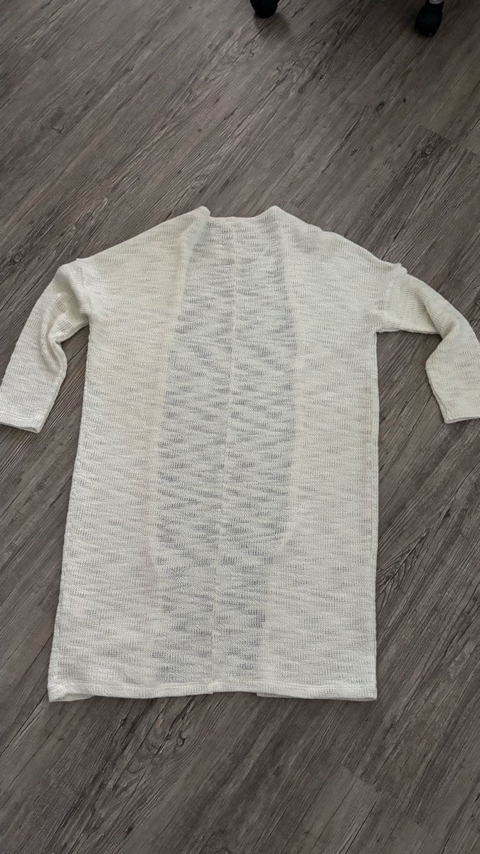 Jacken: Longstrickjacke von Pieces, offwhite one size – Neu (gemäss Beschreibung) aus Aarwangen von jbl_y8z7 3