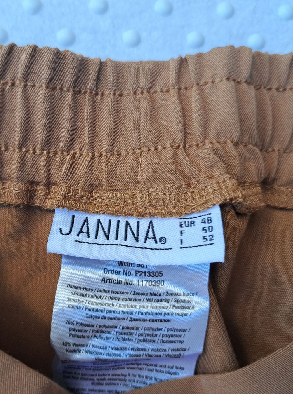 Pantaloni: Braune elegante Freizeithose JANINA Gr. XXL/48 – Usato da Gysenstein venduto da joshuas81 3