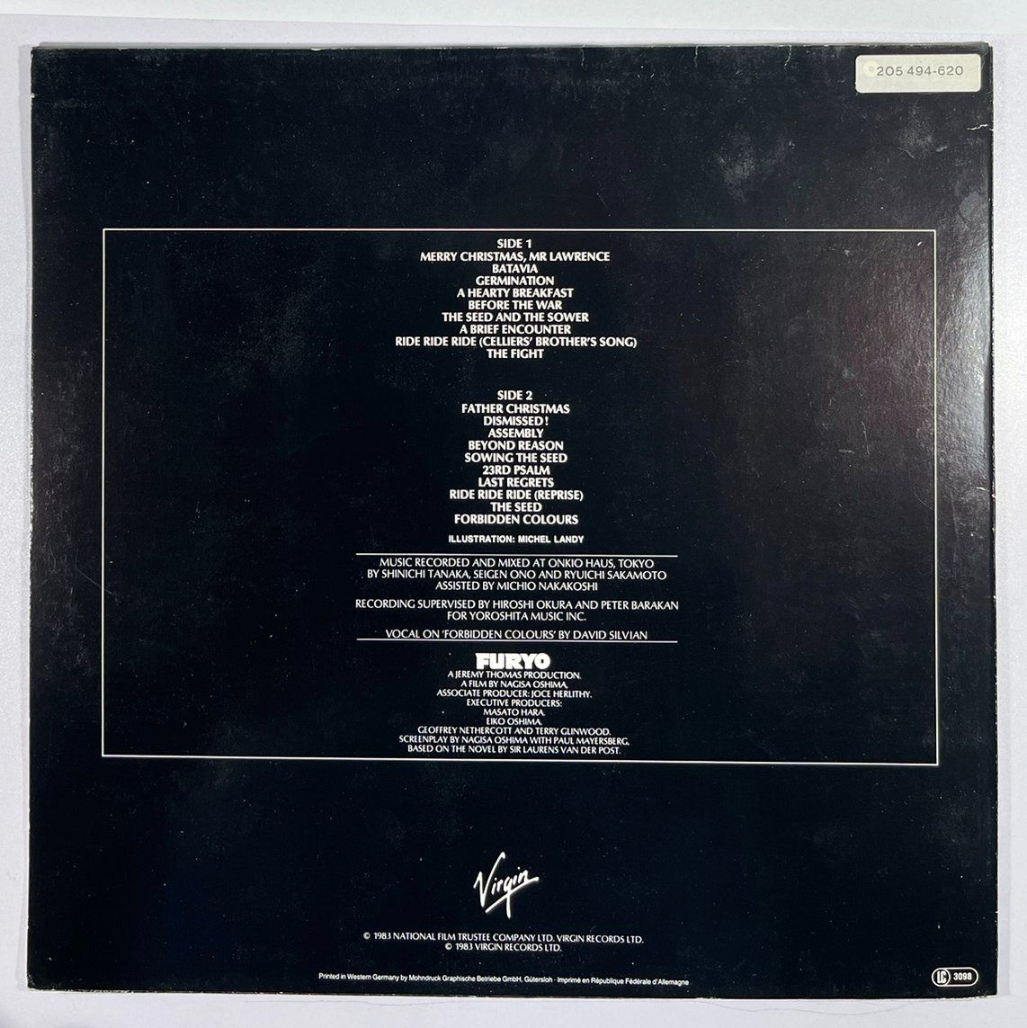 Dischi in vinile: LP: RYUICHI SAKAMOTO (David Bowie) - Furyo – Nuovo (secondo la descrizione) da Frenkendorf venduto da Yard-Sale-2000 1