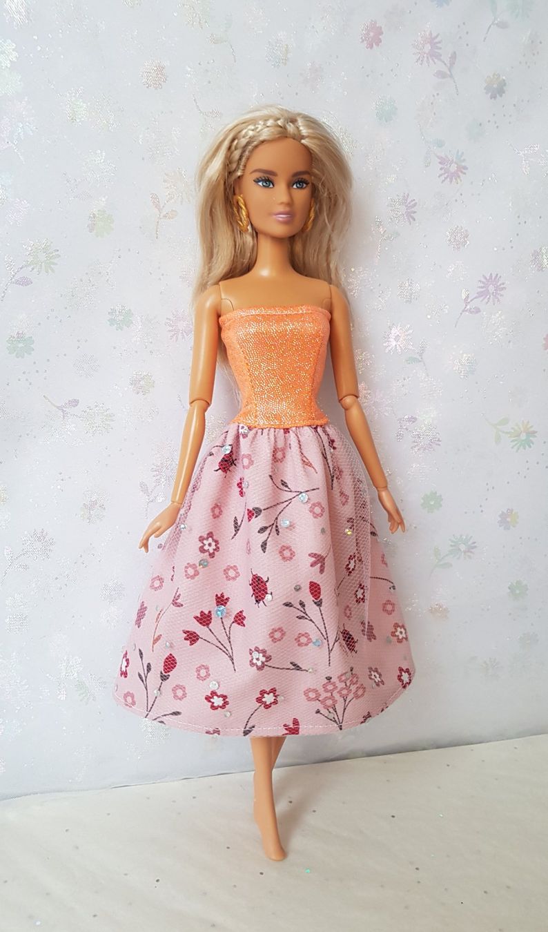Bambole: Barbie Kleid – Nuovo (secondo la descrizione) da Lachen SZ venduto da Sakura4hime 2