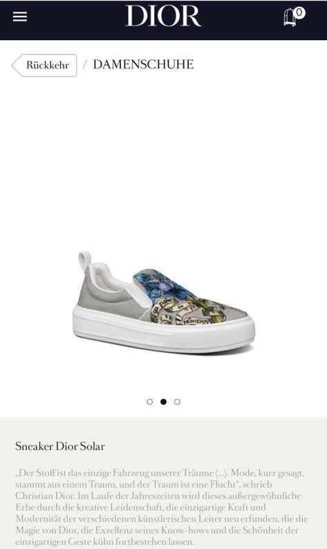 Dior Scarpe da donna: Christian Dior sneaker solar Gr.38 – Usato da Bäch SZ venduto da EMMA0111 7