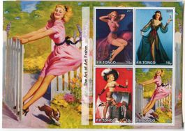 Block "Pin-up". Tongo