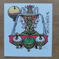Exlibris Josef Liesler - Orig. Lithogrpahie signiert