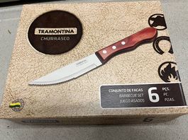 TRAMONTINA Churrasco Messer Set 6er neu OVP