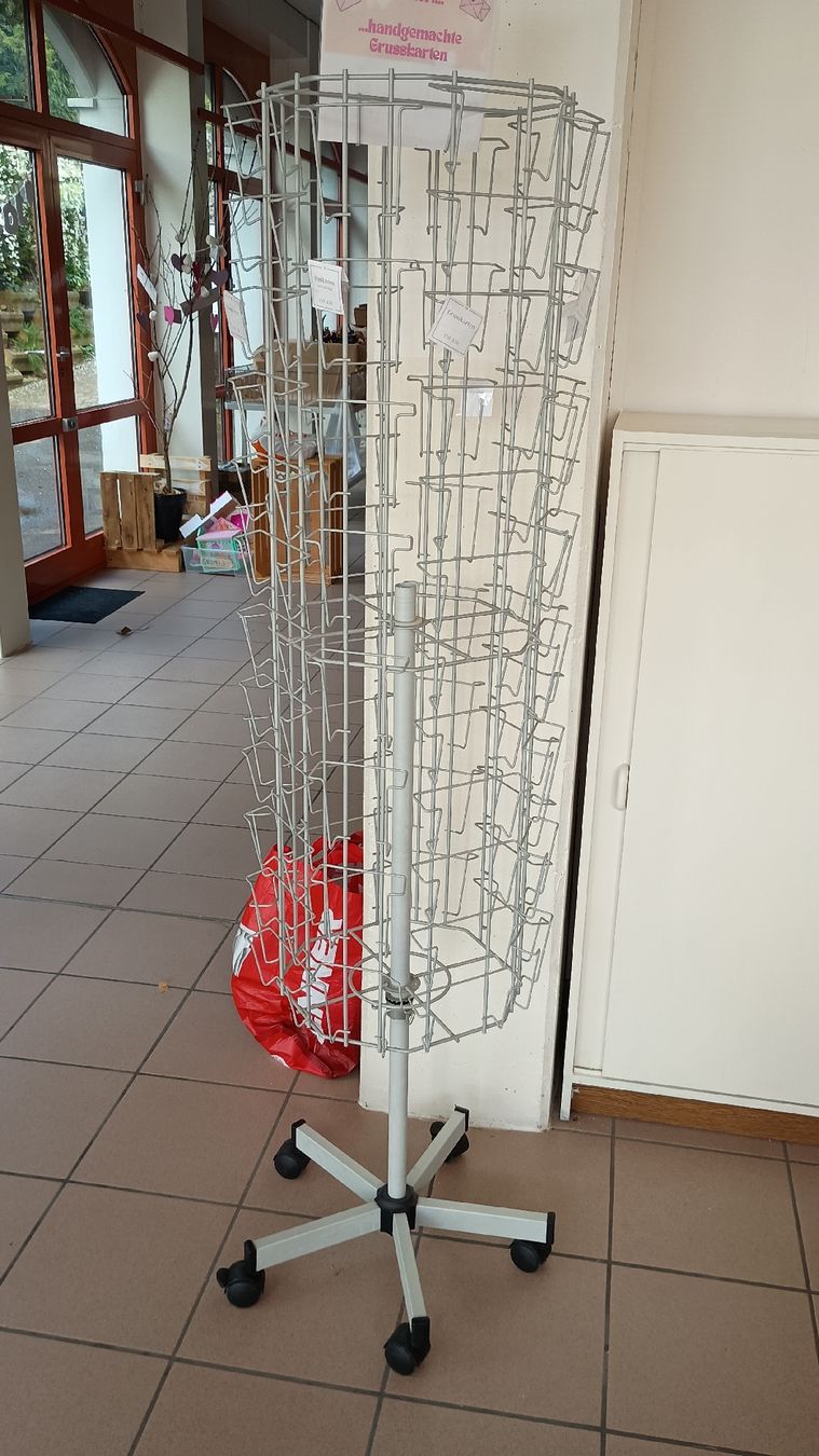 Allestimento di negozi e stand fieristici: Kartenständer drehbar  – Usato da Berg TG venduto da kboettner77 1