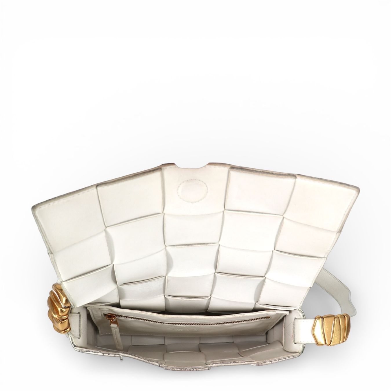 Bottega Veneta Borse da donna: Bottega Veneta Cassette off-white – Usato da Binningen venduto da Designerlabels 4