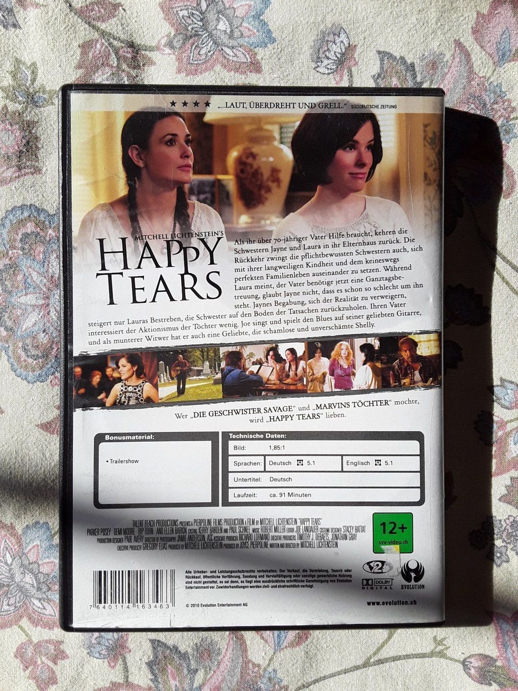 Alle DVDs: DVD: Happy Tears – Gebraucht aus Wattwil von tannenmeise73 1