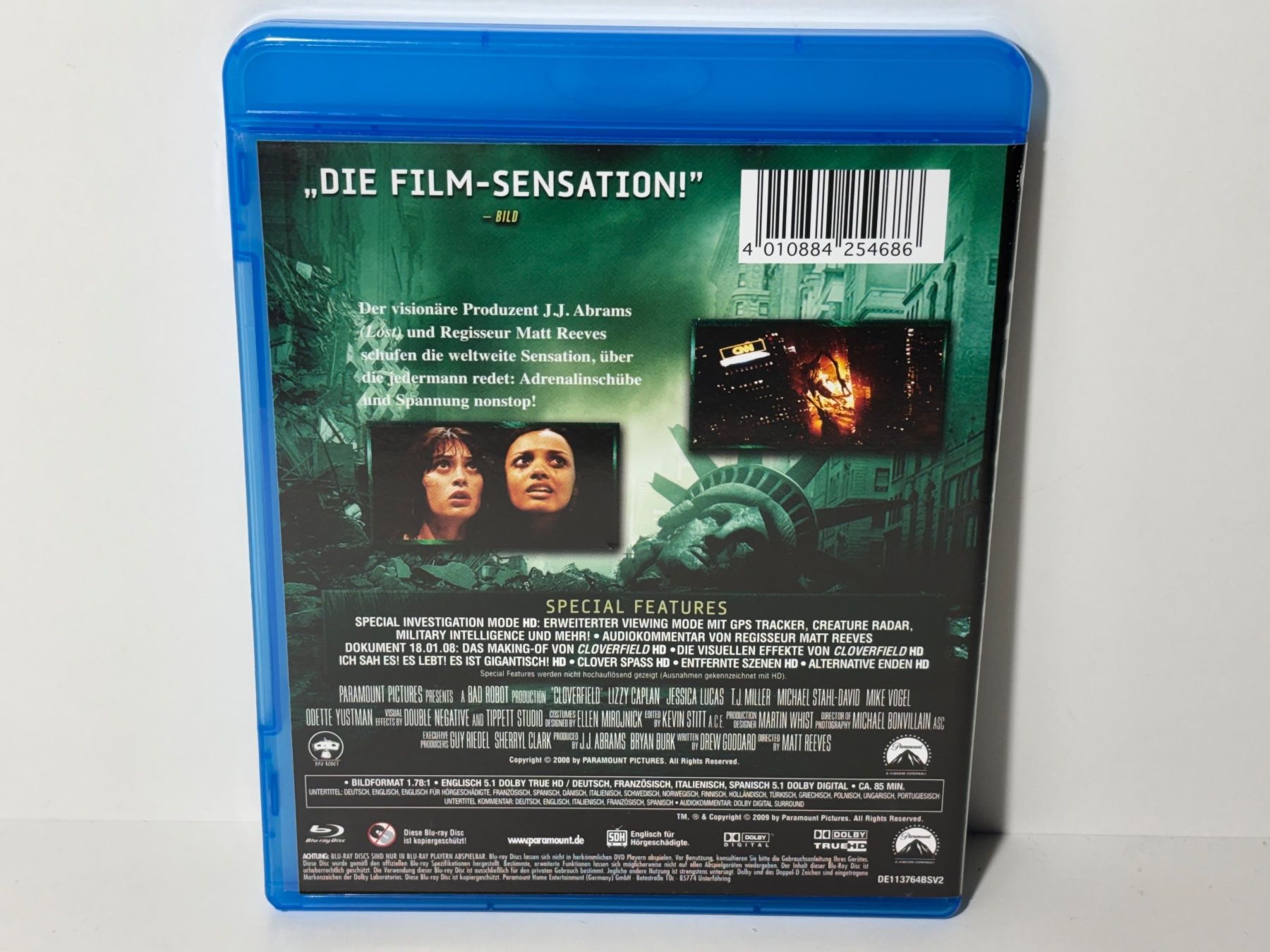 Alle DVDs: Cloverfield Blu Ray – Gebraucht aus Wilderswil von Sstriker 1