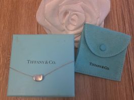 Tiffany & Co. 925 Silber Bean Kette 100 % Original