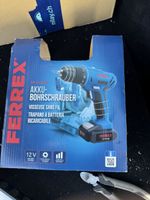 Ferrex Akku-Bohrschrauber 12V mit Koffer neuwertig