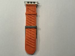 Apple Watch Armband En Mer: Orange – Titan-Look – 49/46