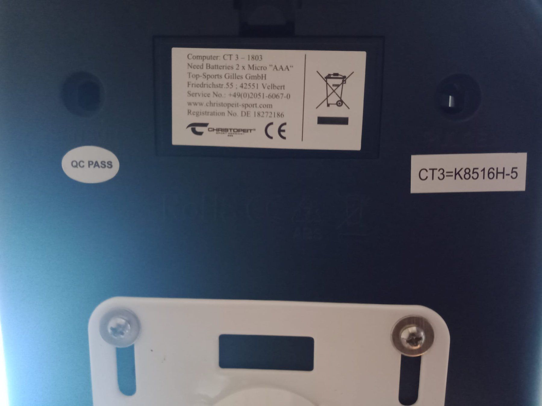 Hometrainer: Christopeit Crosstrainer CT3 Hometrainer – Usato da Aarau venduto da toffeebear 6