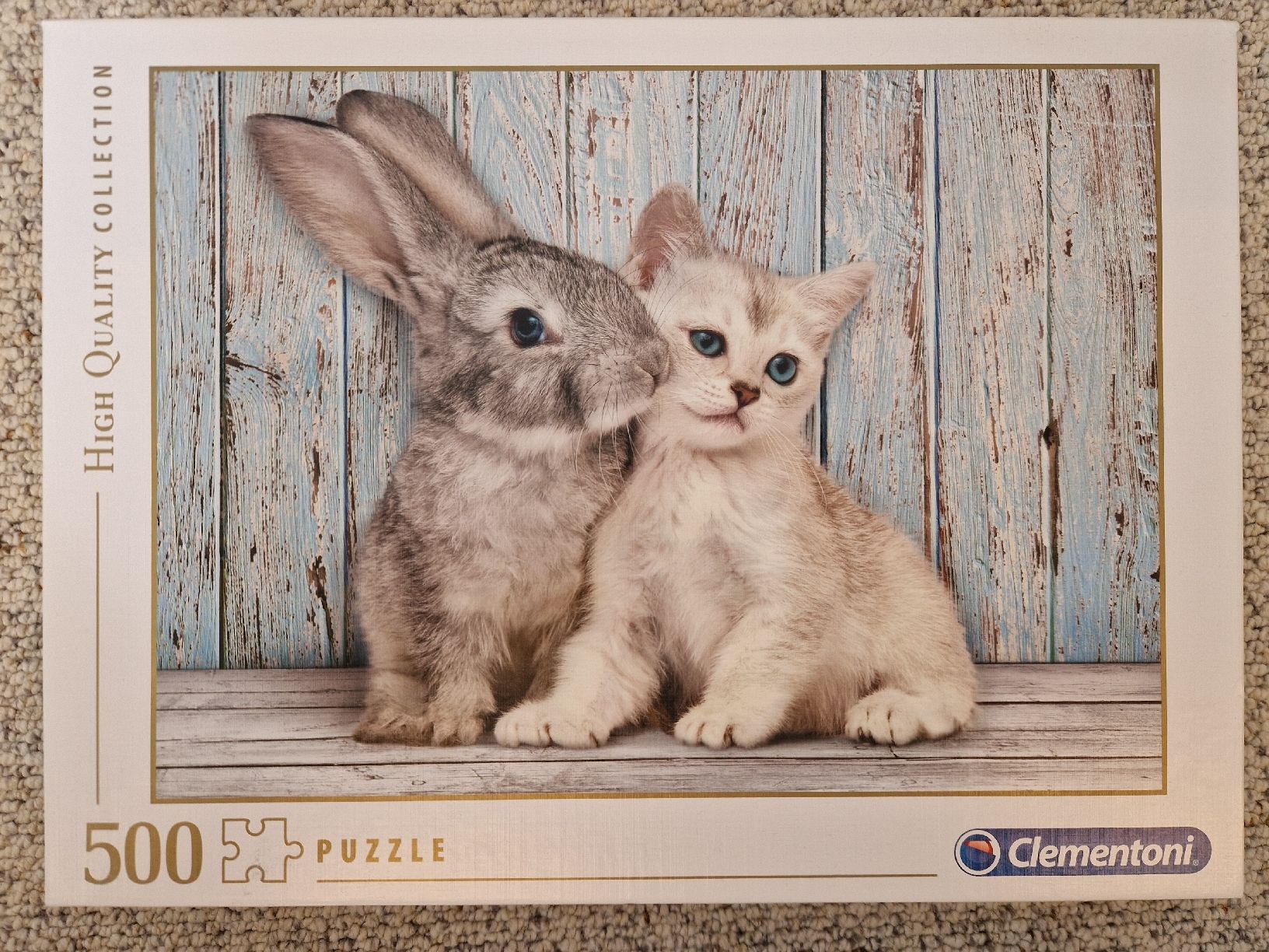 Clementoni Puzzles: Cat&Bunny 500 Clementoni Puzzle – Gebraucht aus Hettlingen von mat_8pg6 2