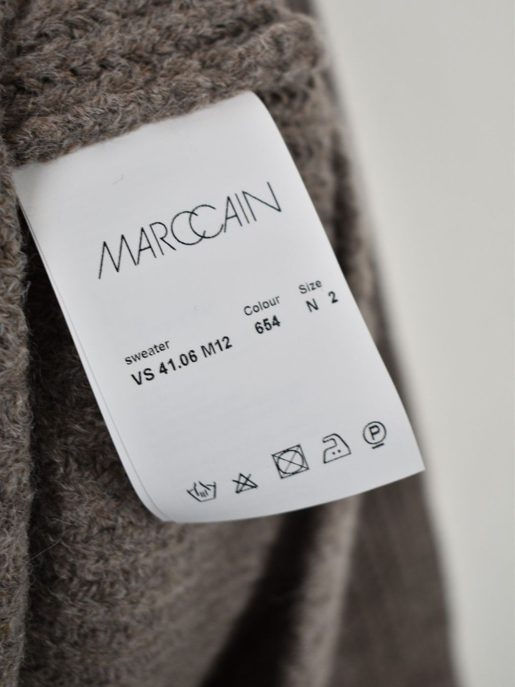 Marc Cain Maglioni & Felpe: Marc Cain Strickpullover Gr.N2, taupe, mit Schurwolle&Alpaka – Nuovo (secondo la descrizione) da Nürensdorf venduto da 2ND_STORY 7