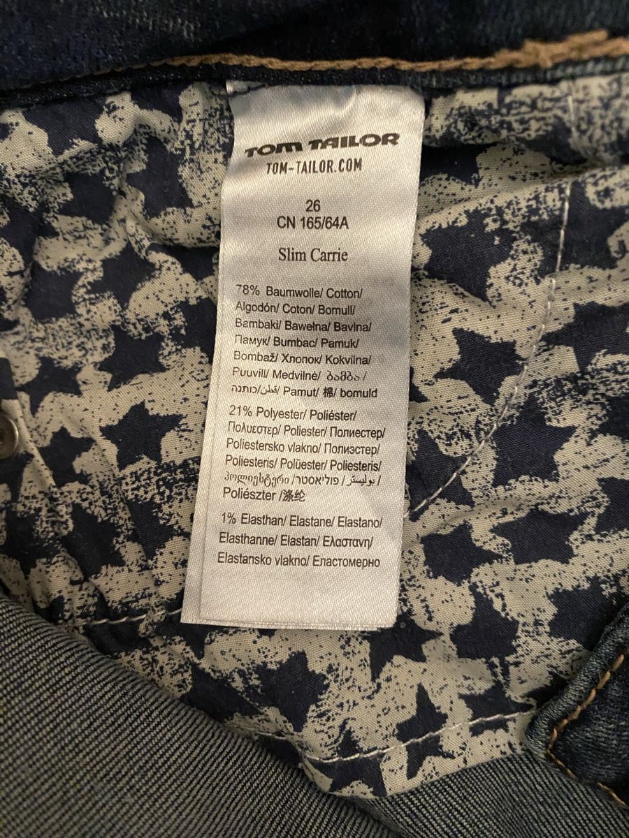 Tom Tailor Jeans: Jeans Tom Tailor Slim Carrie mit Steinen Gr 26 – Gebraucht aus Schönenberg ZH von Pfupfli1 4