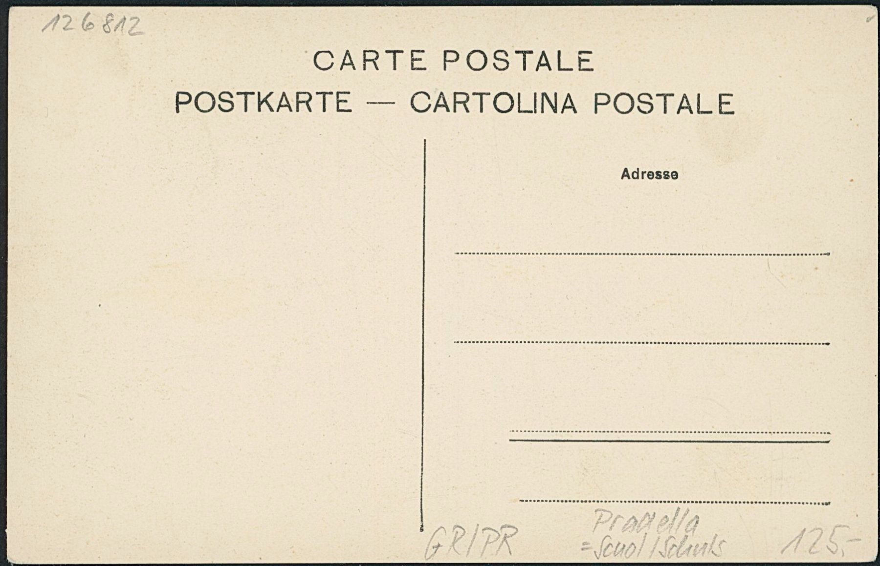 Cartoline postali: GR Pradella - Schuls - Scuol – Nuovo (secondo la descrizione) da Schindellegi venduto da stationary 1