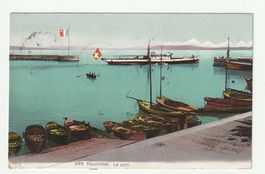 Postkarte Neuchâtel – Le Port