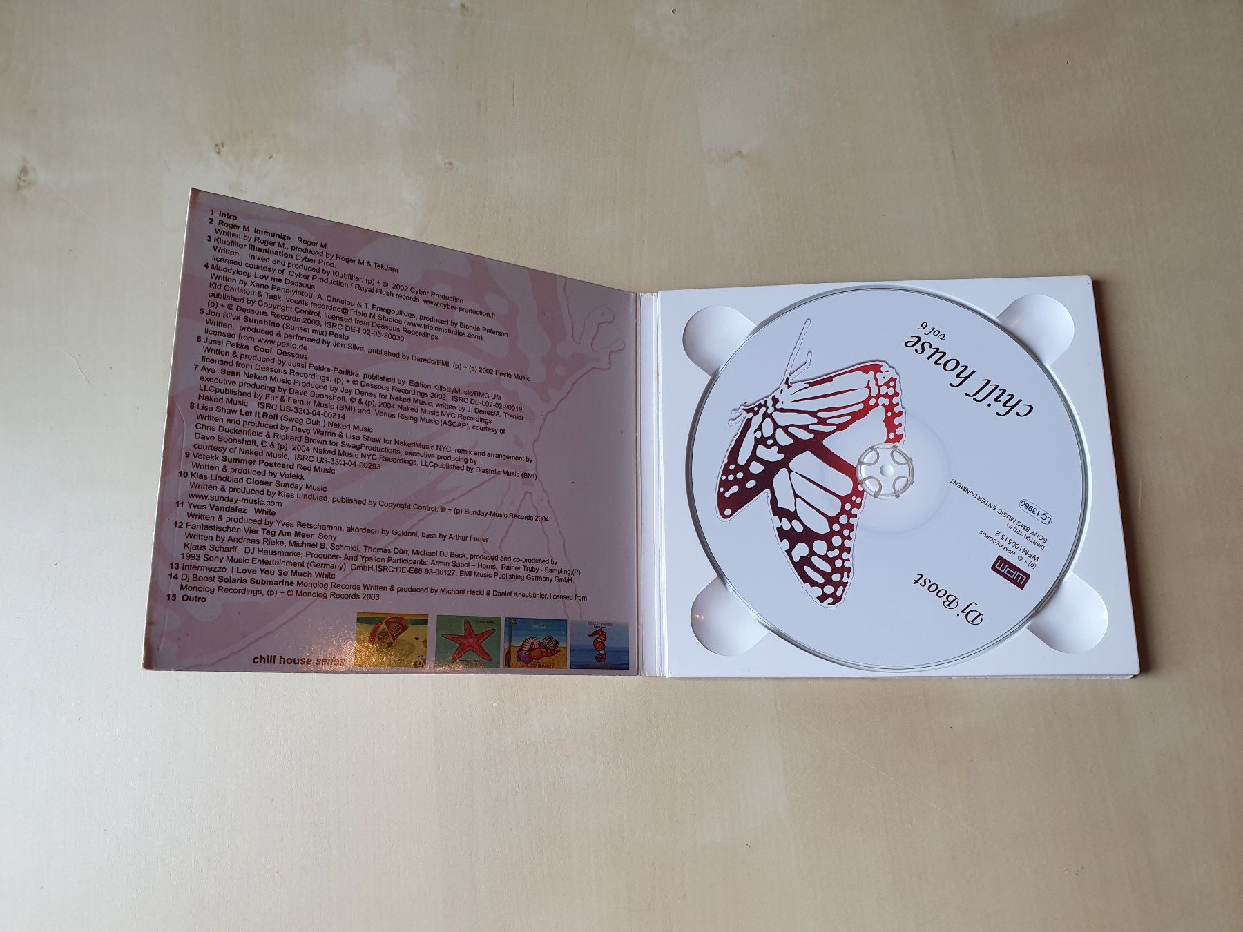 CDs: Chill House Vol. 6 DJ Boost – D'occasion à Stansstad par collectorsshop 2