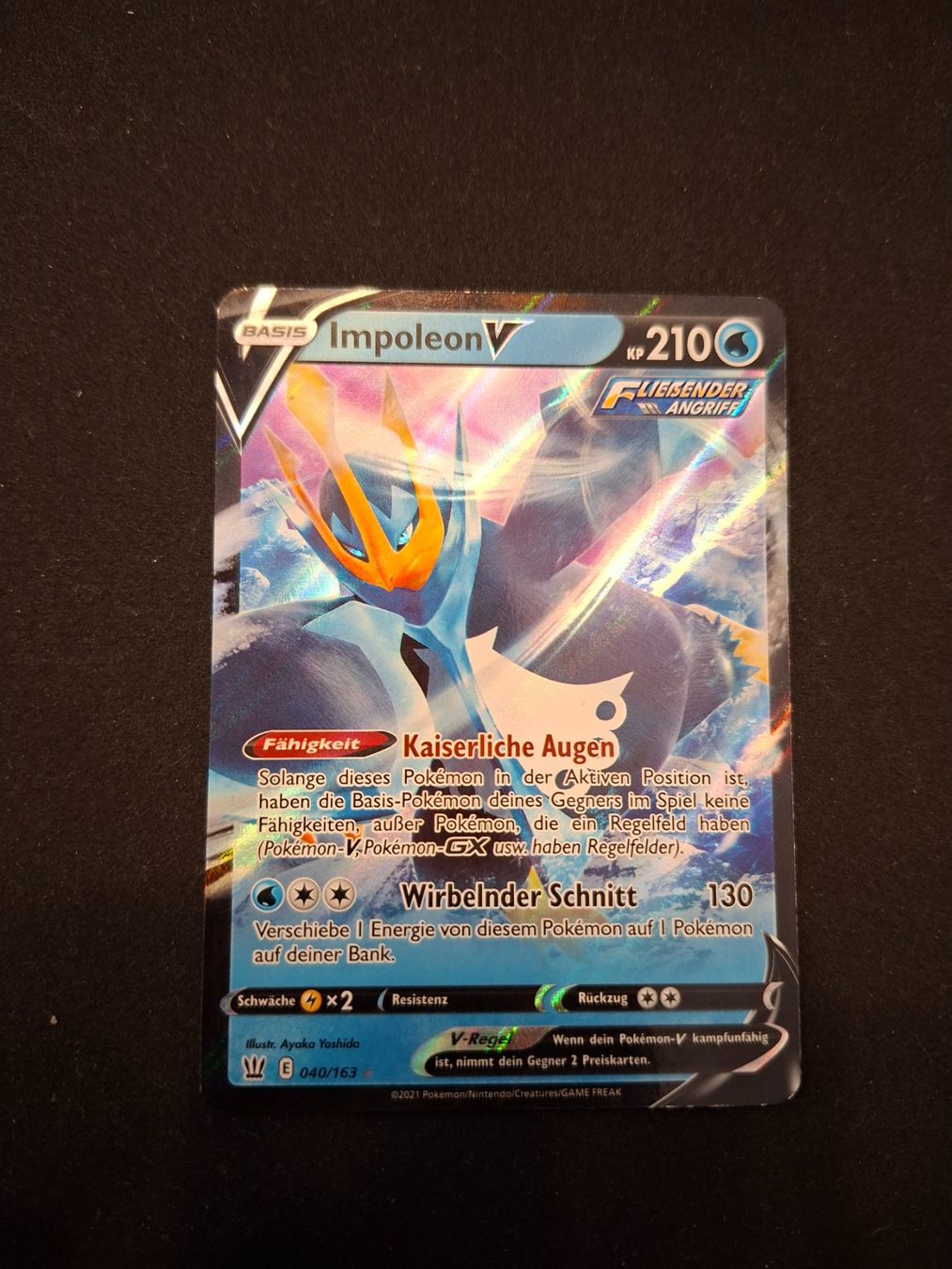 Pokémon Carte collezionabili: Impoleon V #040 Battle Styles DE – Usato da Biasca venduto da Sara_Poke123