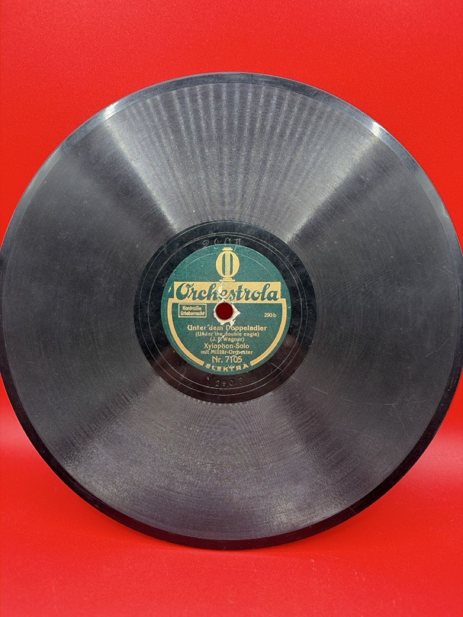 Dischi in vinile: 5 Schellackplatten 8 Zoll - Mussinan Marsch etc. – Usato da Root venduto da 156500 8