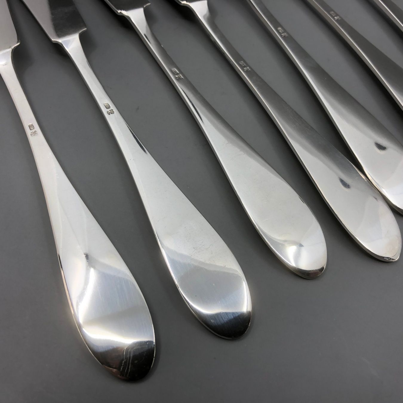 Jezler Besteck: Fischmesser «Comtesse» Jezler 800 Silber – Gebraucht aus Basel von Tiabeanie 7