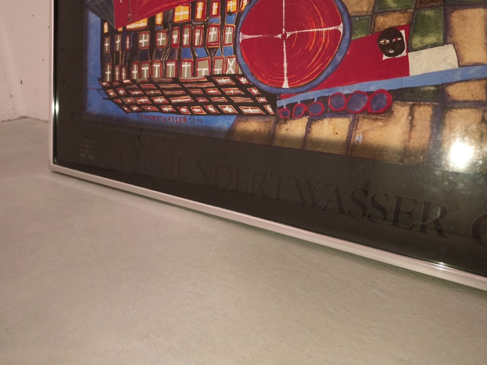 Foto & Immagini: Hundertwasser Kunstdruck "Träumender Lastwagenfahrer" – Usato da Altdorf UR venduto da Futuradesign 3