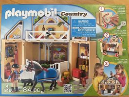 Playmobil Aufklapp-Spiel-Box - Reitstall Artikelnummer: 5418