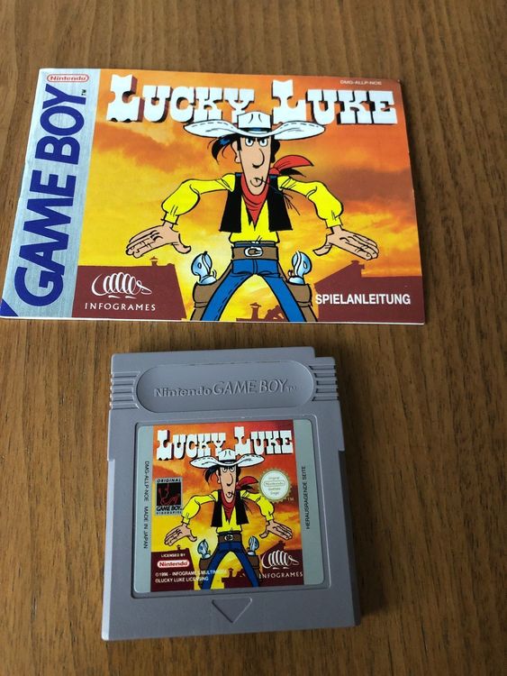 Jeu Game Boy - Lucky Luke - Cartouche Seule - Bon état - Jeu D'action-aventure