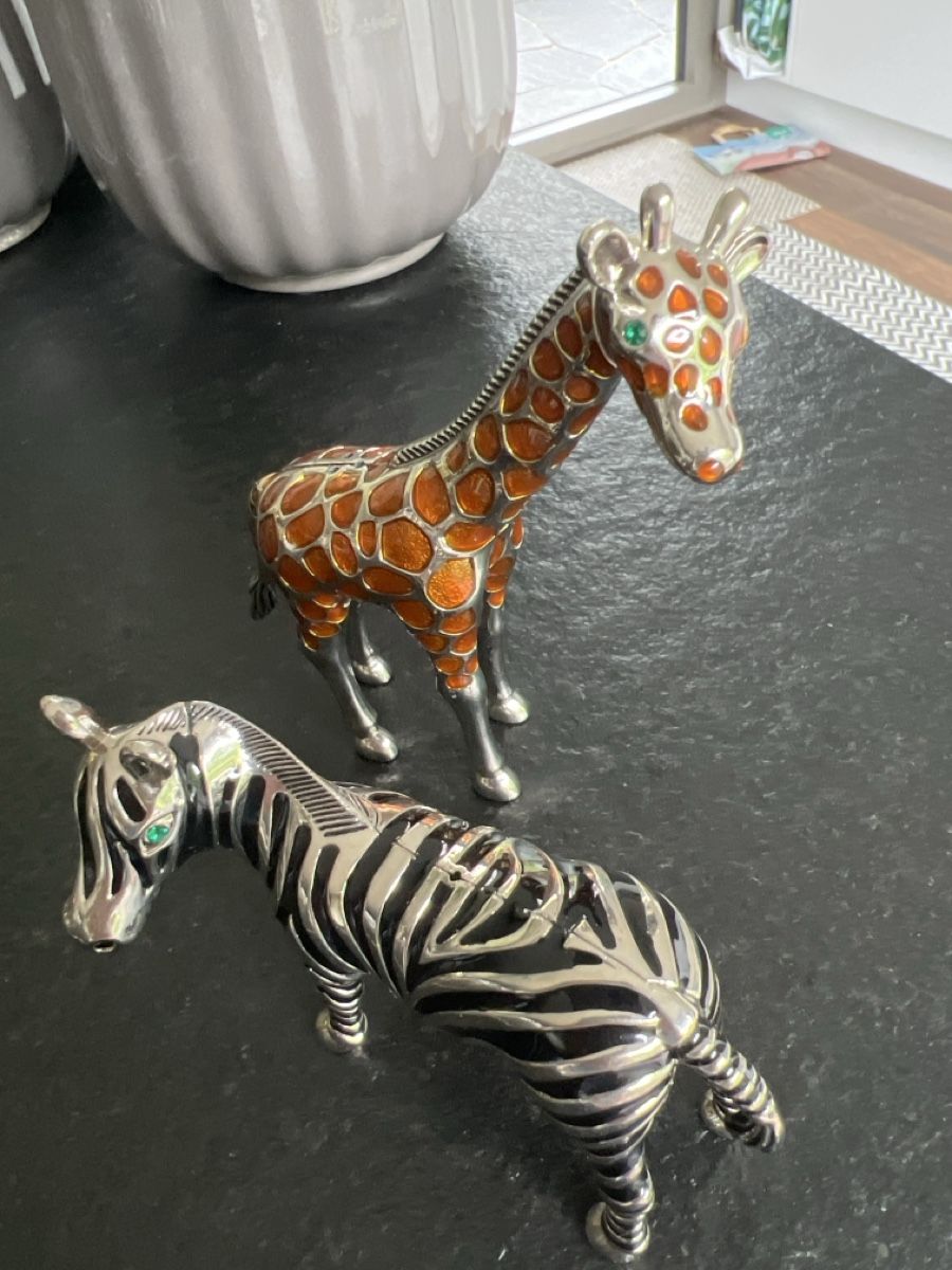 Set di piatti: Giraffe and Zebra Salz und Pfeffer  – Nuovo (secondo la descrizione) da Luzern venduto da TIsabel 3