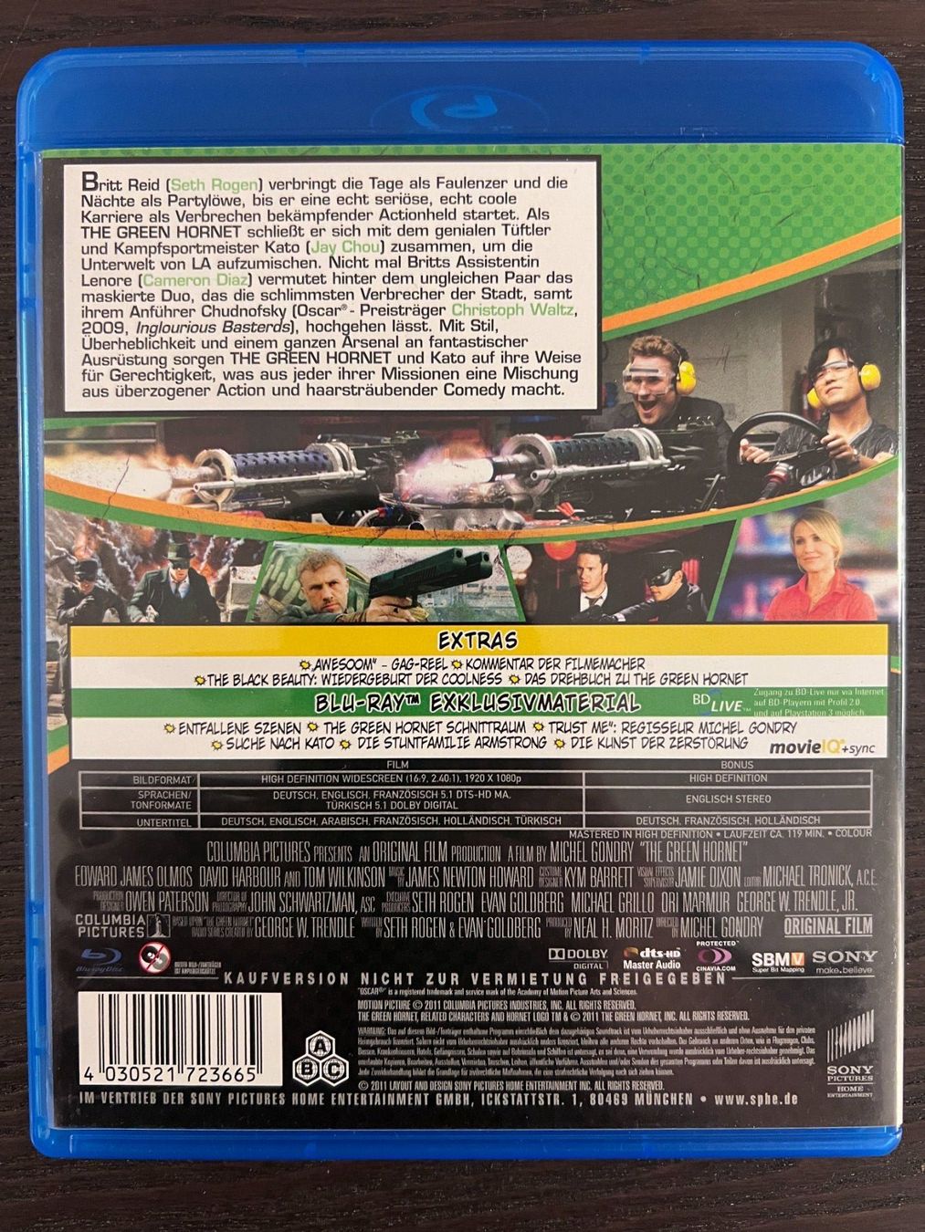 Tutti i DVDs: The Green Hornet – Usato da Zürich venduto da Blu-ray_ZH 1